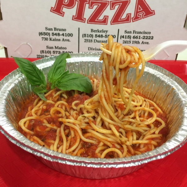 Order Spaghetti food online from Seniores Pizza store, San Mateo on bringmethat.com