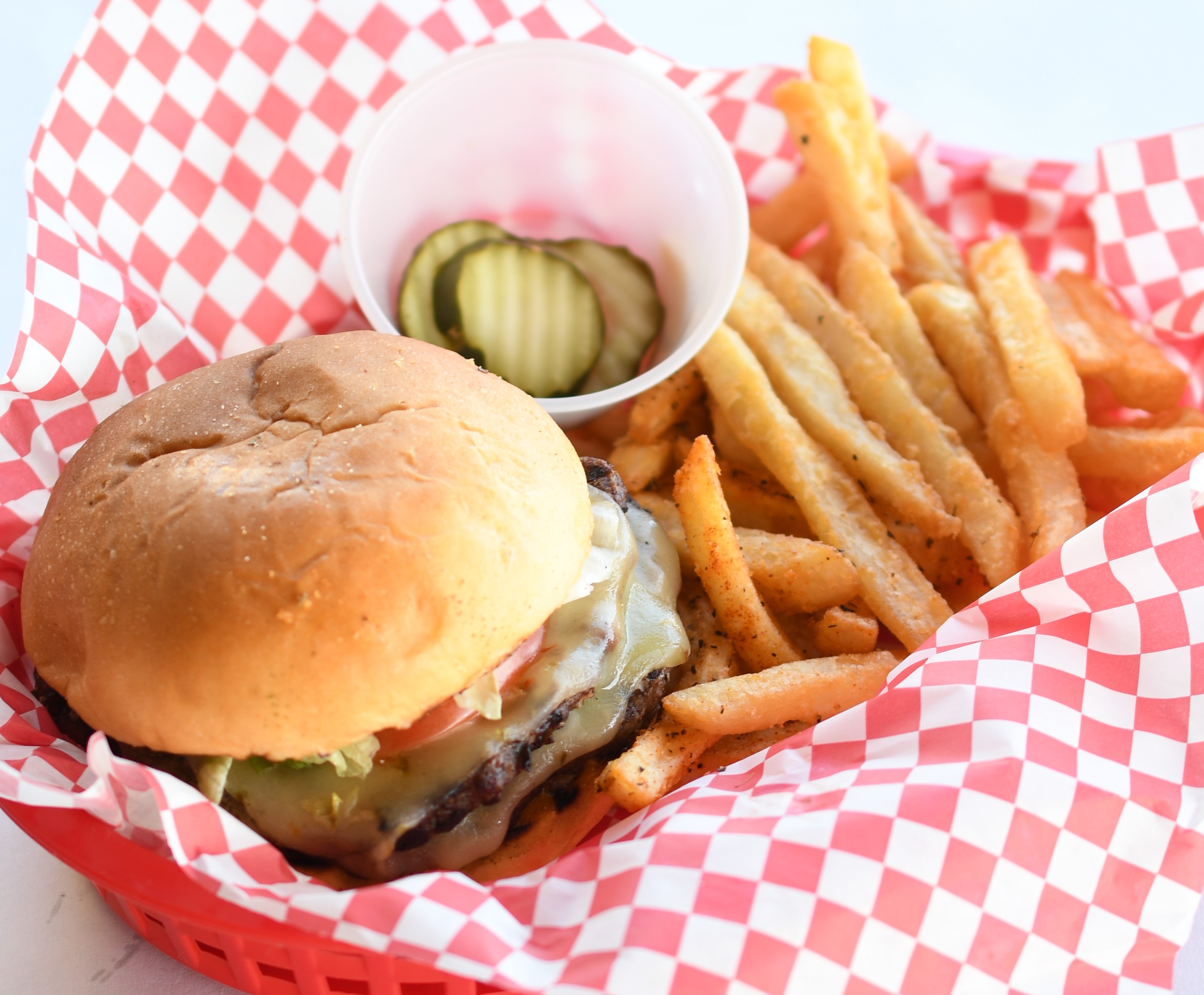 Order Cheeseburger food online from Angry Crab Shack store, Goodyear on bringmethat.com