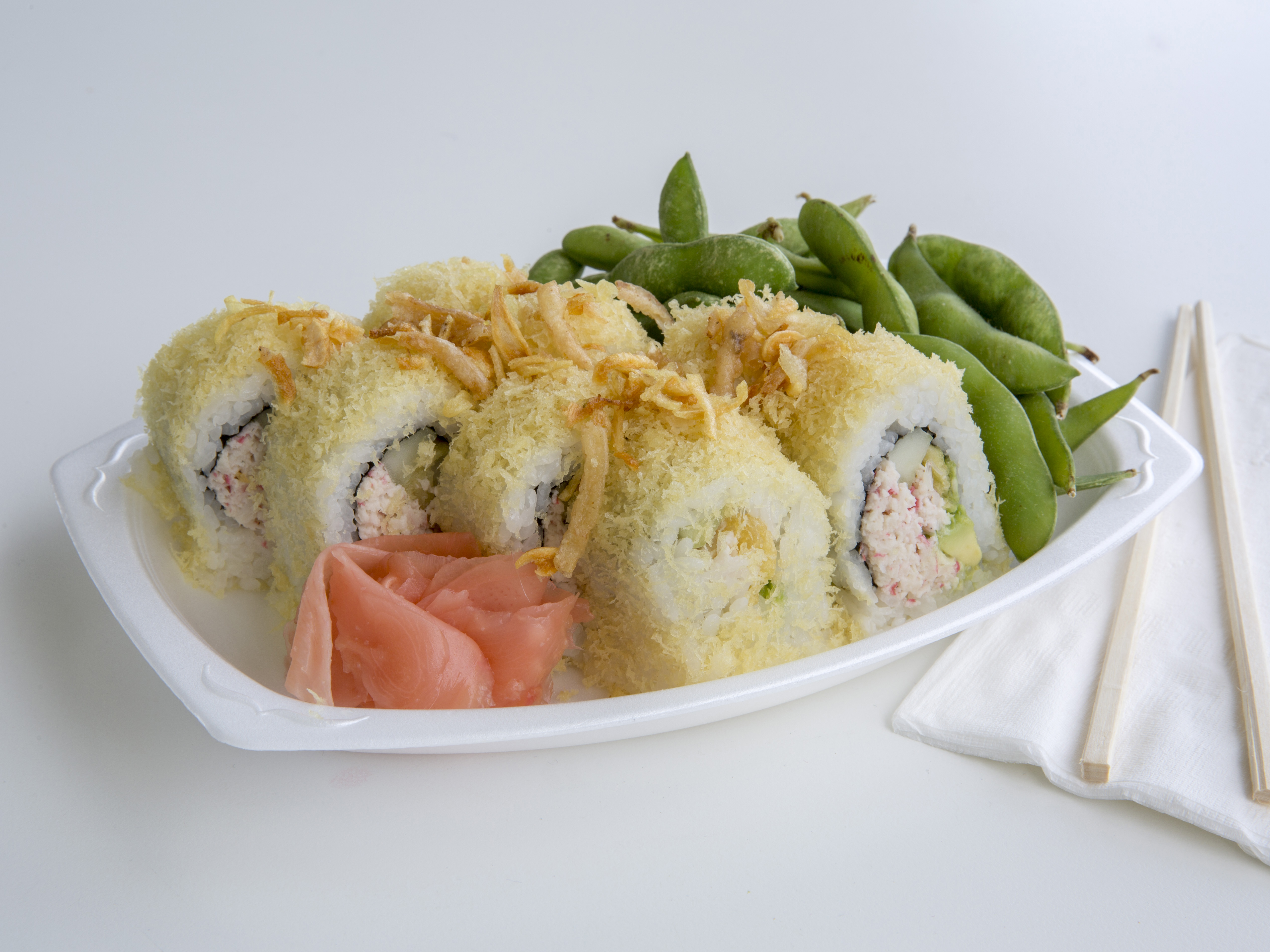 Order 7. Crunch Roll food online from Soy Japanese Grill & Roll store, Los Angeles on bringmethat.com