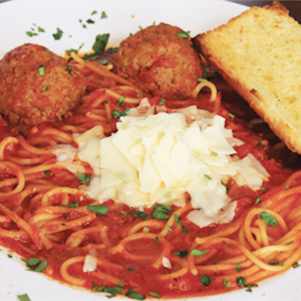 Order Spaghetti and Meatballs food online from Rosatis Pizza store, Chicago on bringmethat.com