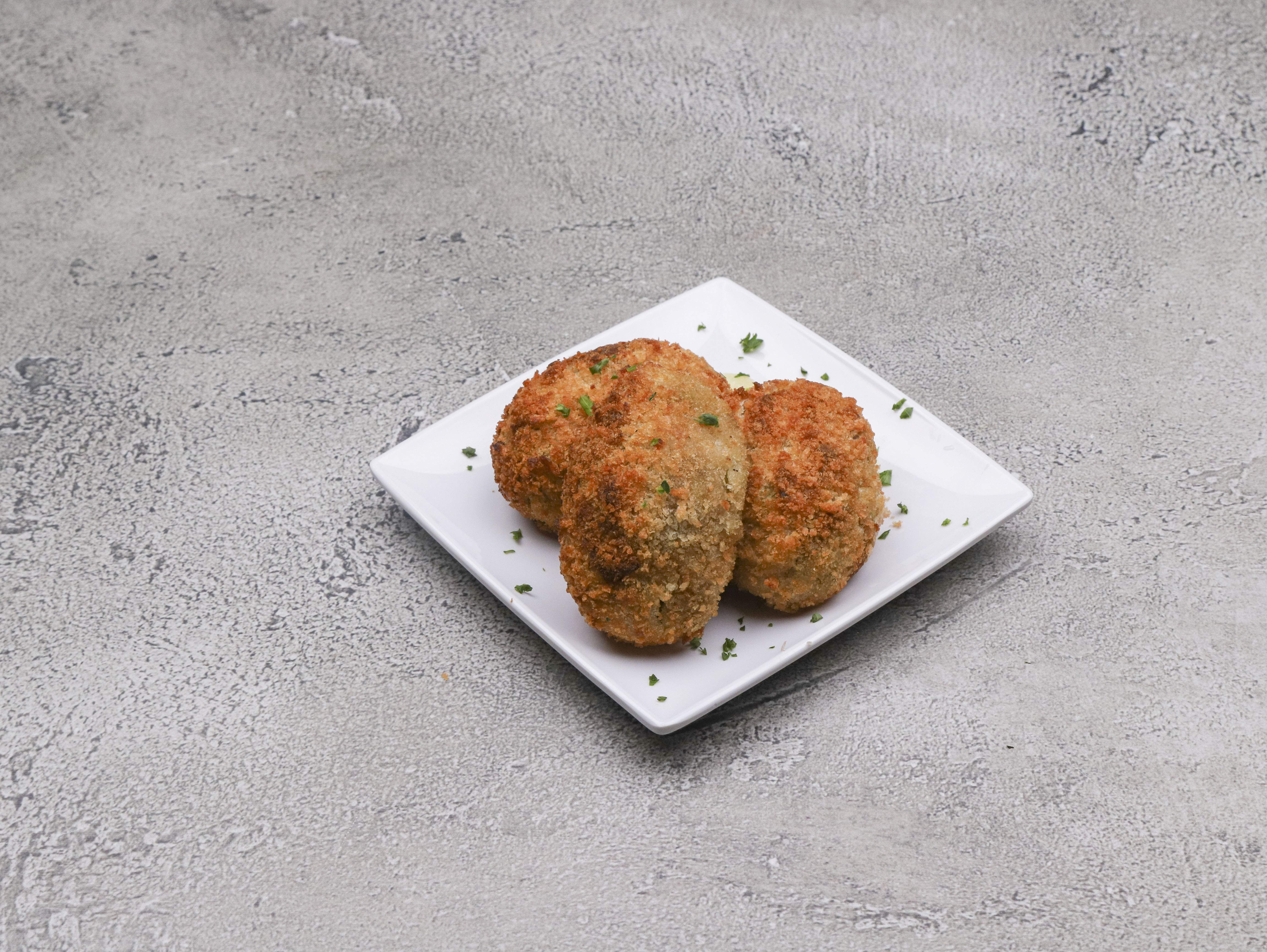 Order 3 Piece Chicken Croquettes food online from Bobby Chez store, Cherry Hill on bringmethat.com