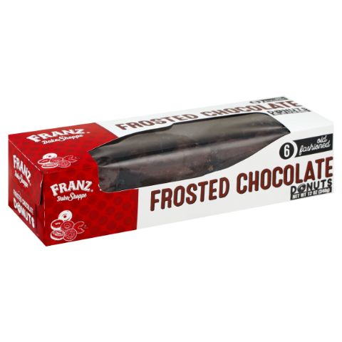 Order Franz Frosted Chocolate Donuts 6 Count food online from 7-Eleven store, Vancouver on bringmethat.com