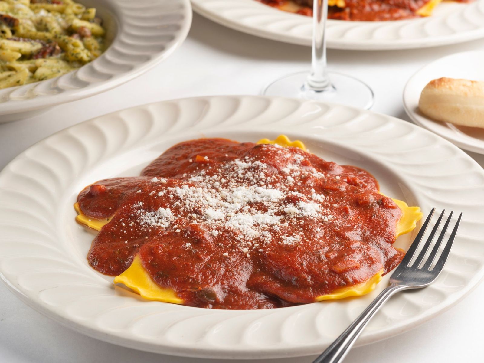 Order Ravioli - D - OO food online from Alfoccino Italian Restaurant store, Auburn Hills on bringmethat.com