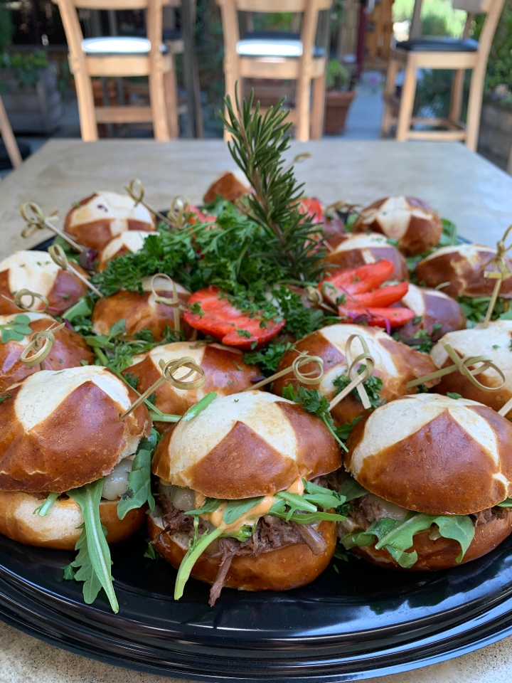 Order Short Rib Sliders food online from What A Dish Cafe & Catering store, Dana Point on bringmethat.com