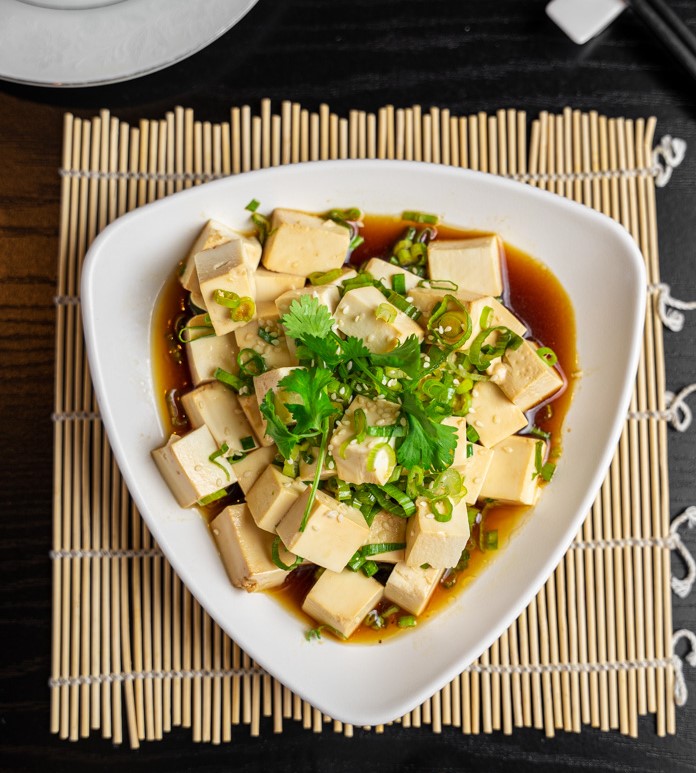 Order 3. Cold Tofu with Scallion food online from Foshan Restaurant store, La Puente on bringmethat.com