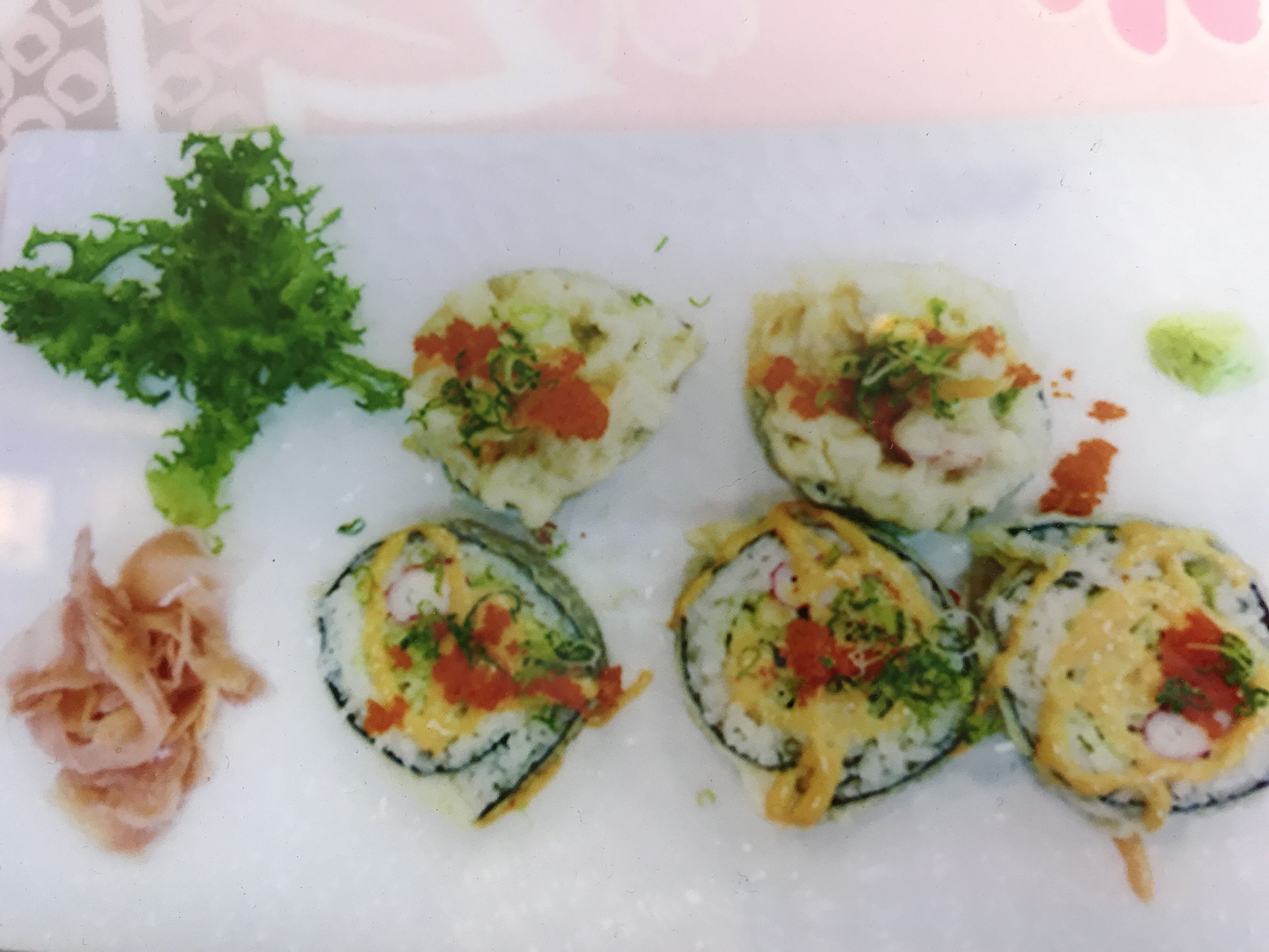 Order 6  Pieces Volcano Roll food online from Aburi sushi bar store, Brooklyn on bringmethat.com
