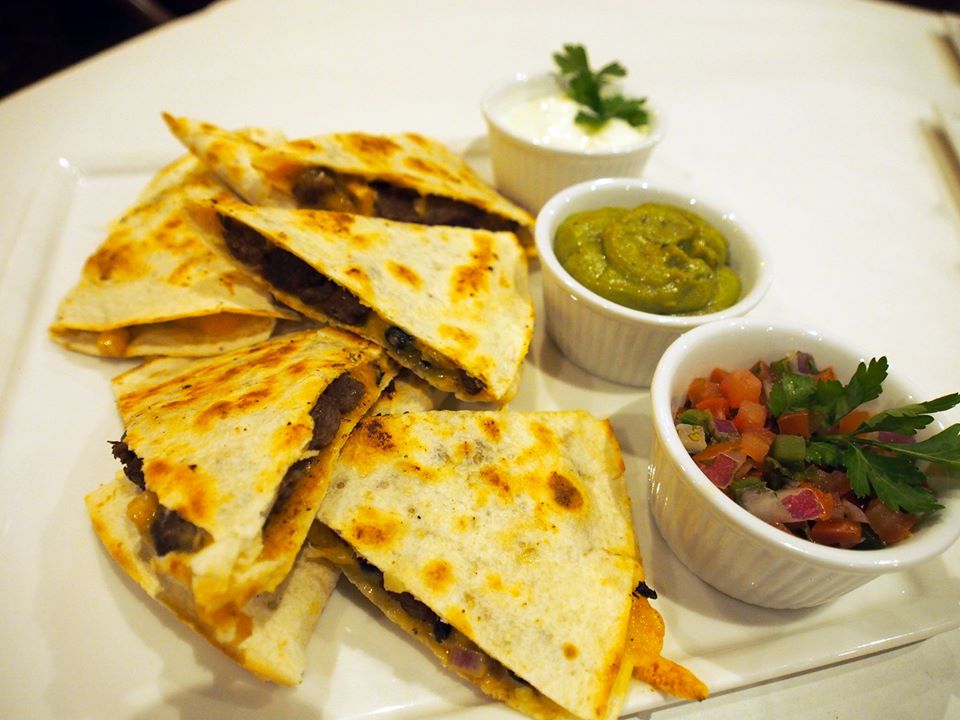 Order Quesadilla food online from Whale Tail Bistro And Wine Bar store, Anchorage on bringmethat.com