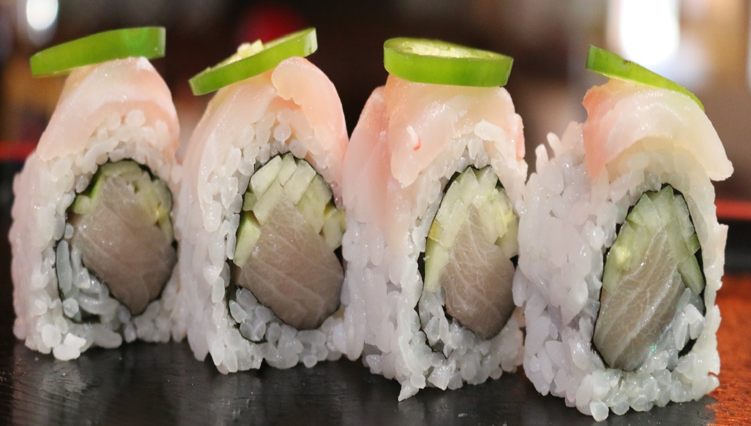 Order Red Ocean Roll food online from Kaze Sushi & Hibachi store, Mesquite on bringmethat.com