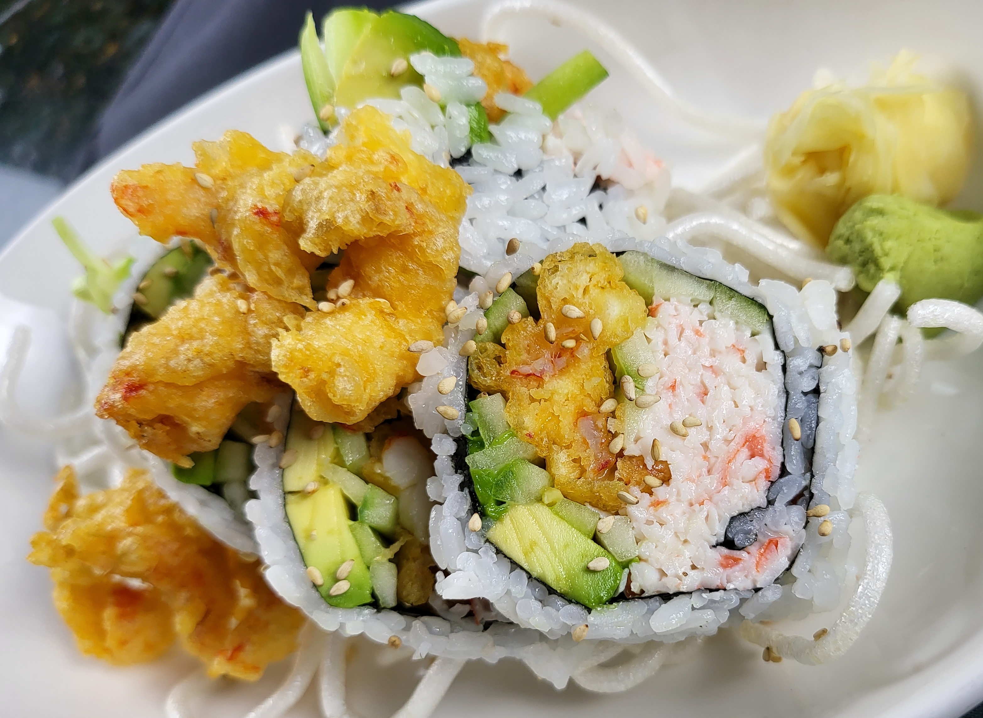 Order Louisiana Roll food online from Kaze Sushi & Hibachi store, Mesquite on bringmethat.com