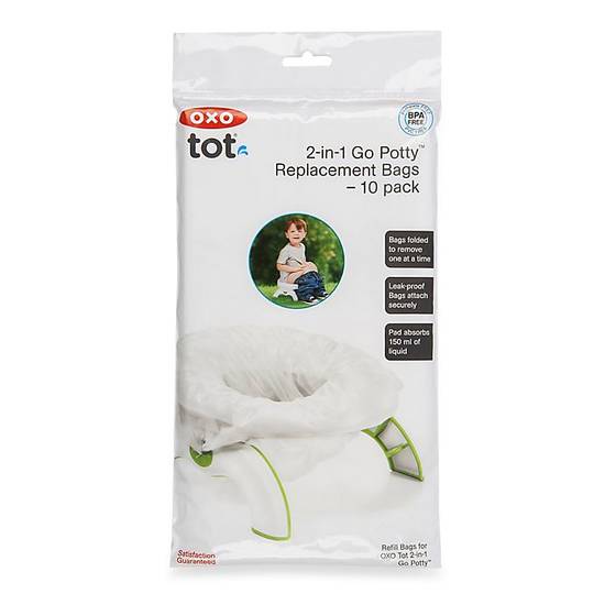 Order OXO Tot® Go Potty 10-Pack Refill Bags food online from Buybuy Baby store, Christiana on bringmethat.com