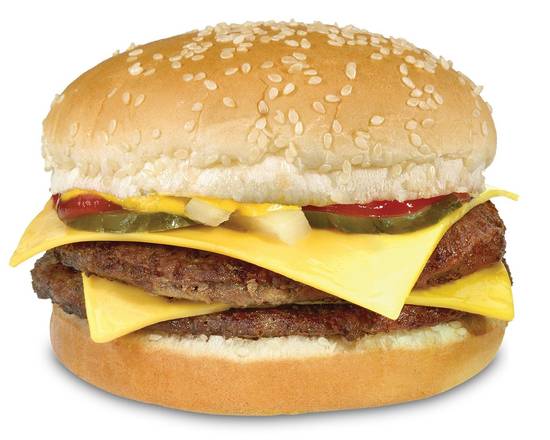 Order Double Cheeseburger food online from Amigos/Kings Classic store, Lincoln on bringmethat.com