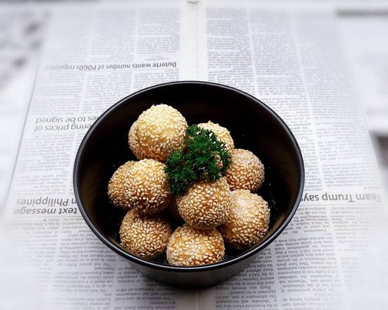 Order 小碗香甜芝麻球 Sesamerice balls  food online from Fashion Wok store, Sunnyvale on bringmethat.com