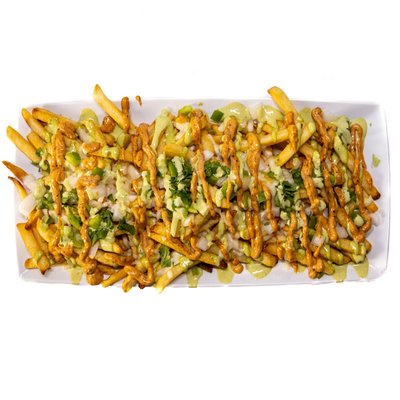 Order Loaded Masala Fries food online from Masala Pizza store, Addison on bringmethat.com