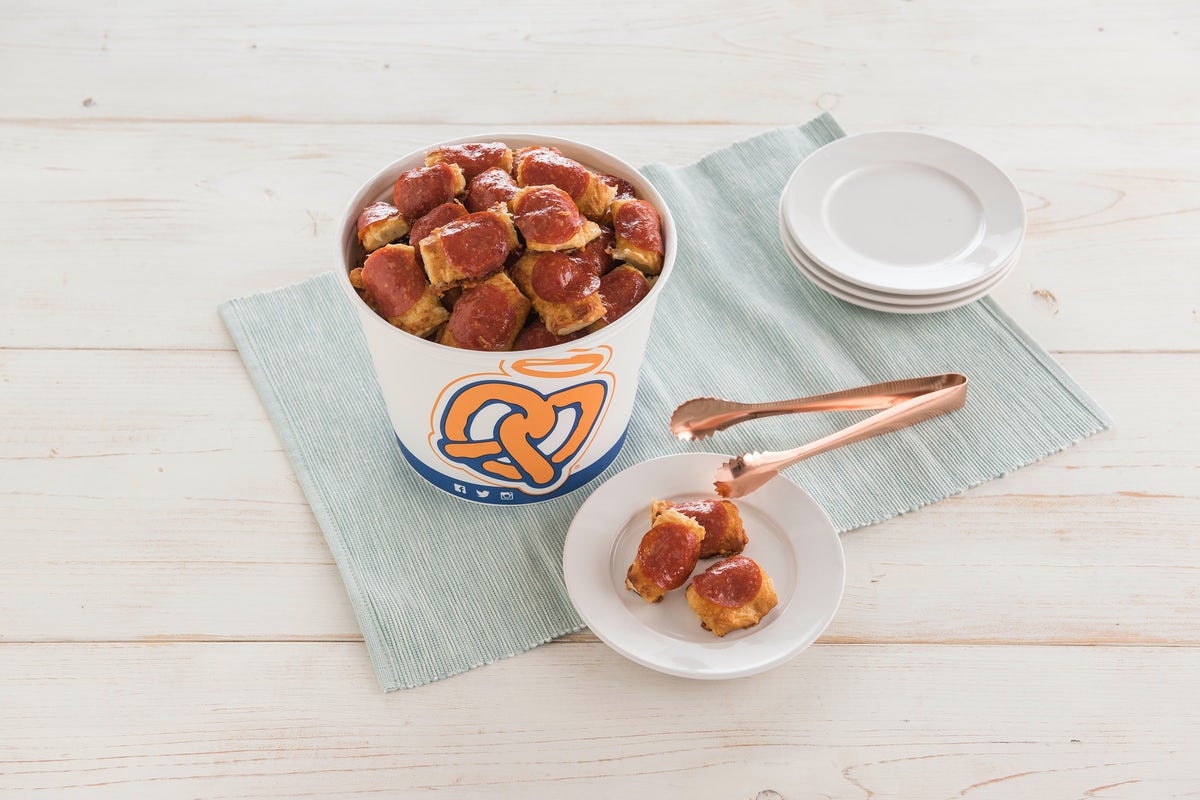 Order Pepperoni Nuggets Bucket food online from Auntie Anne's store, Phillipsburg on bringmethat.com