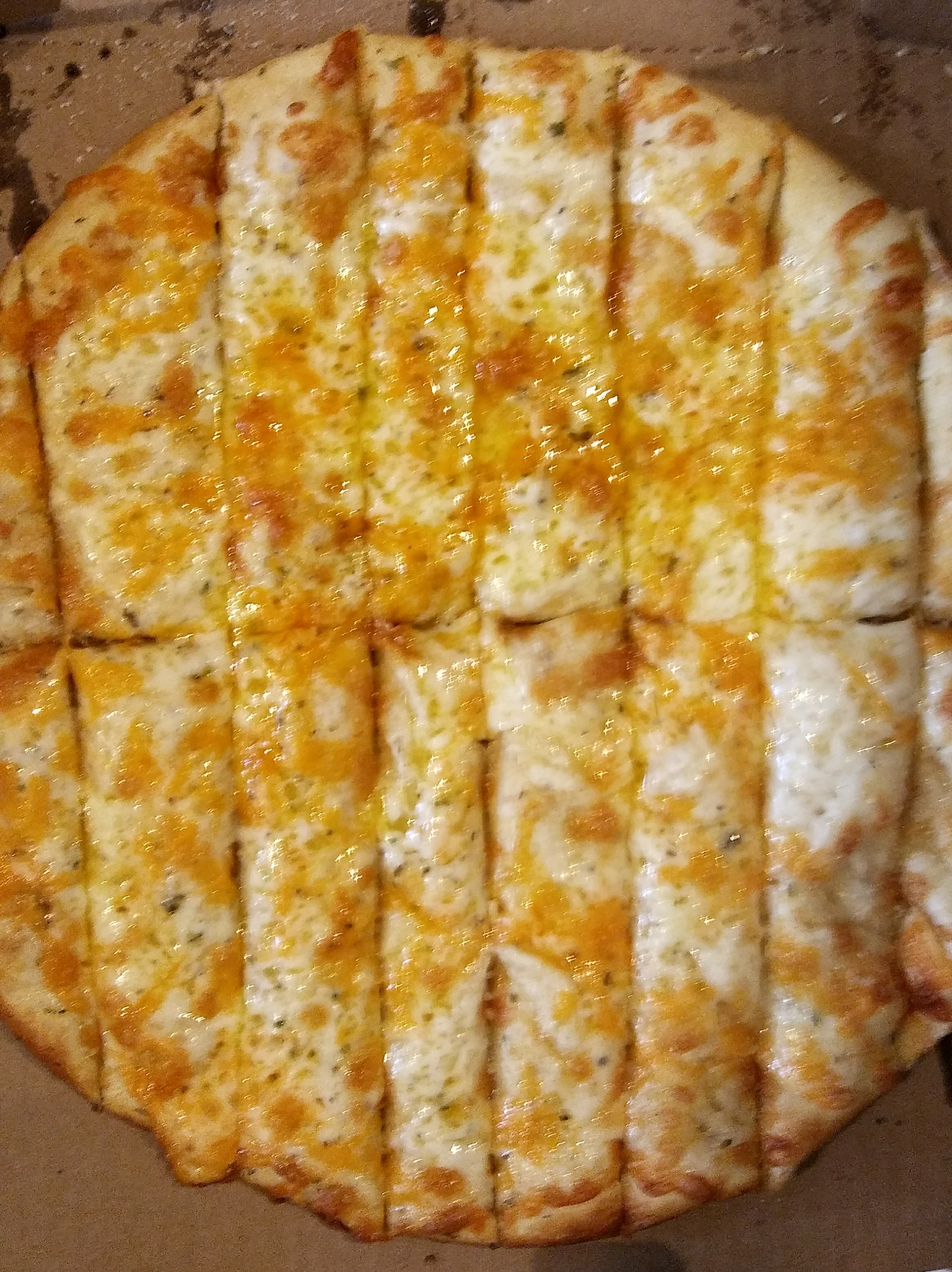Order Cheesy Bread food online from Pizza Bistro store, West Mifflin on bringmethat.com