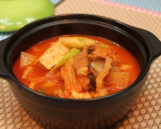 Order Kimchi Stew (Kimchi Jjigae) food online from Koreana Restaurant store, Beaverton on bringmethat.com