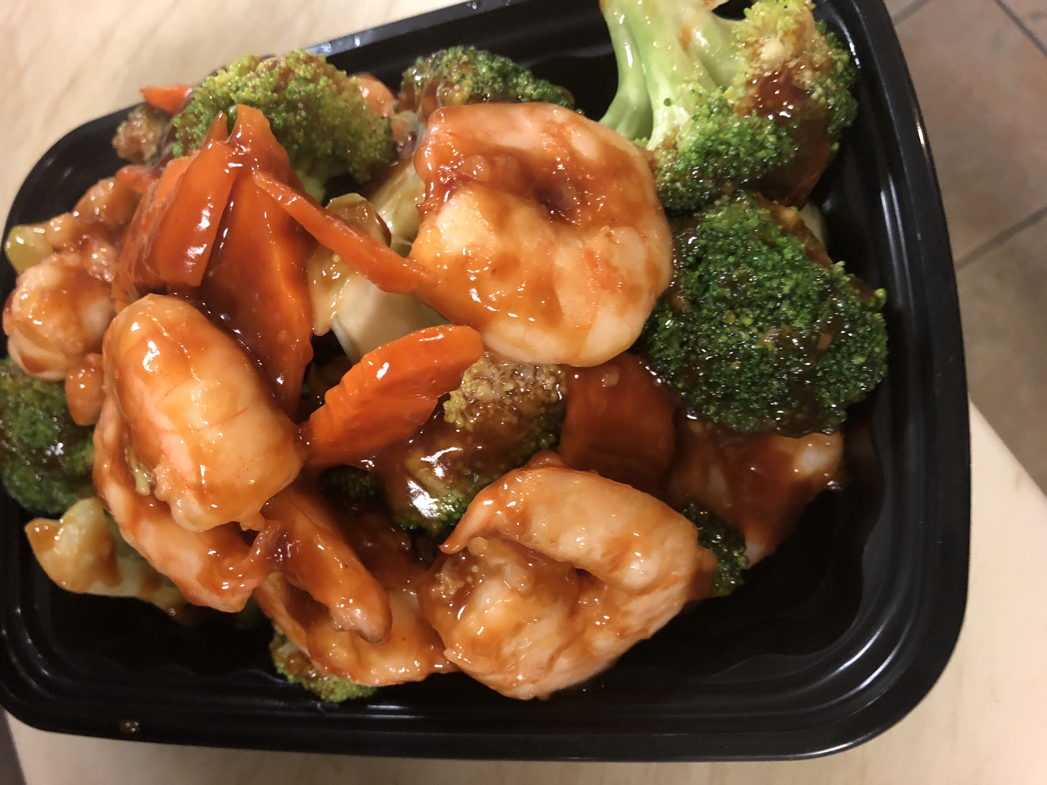 Order 84. Quart of Shrimp with Broccoli food online from China Joy Restaurant store, Jacksonville on bringmethat.com