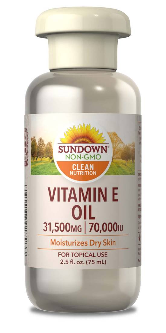 Order Sundown Naturals Pure Vitamin E Oil 70000 IU (2.5 oz) food online from Rite Aid store, Palm Desert on bringmethat.com