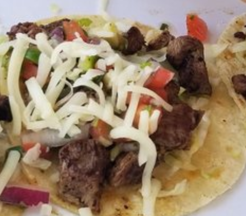 Order Filet Mignon Taco (single) food online from Off The Boat Fish Grill store, Tustin on bringmethat.com