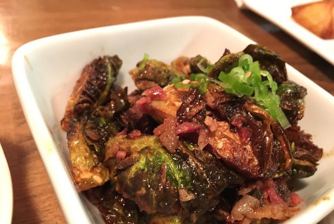 Order Crispy Brussels Sprouts food online from Love Boat Sushi store, Oceanside on bringmethat.com