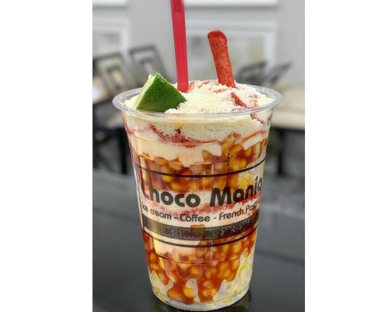 Order Elote En Vaso (Mexican Corn) food online from Choco Mania Cafe store, Sterling Heights on bringmethat.com