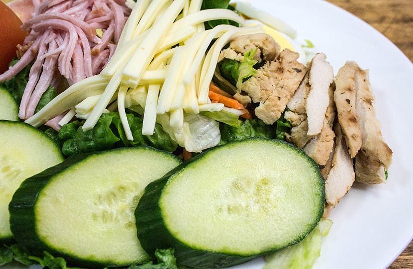 Order Chef Salad - Large food online from NYPD Pizza store, Orlando on bringmethat.com