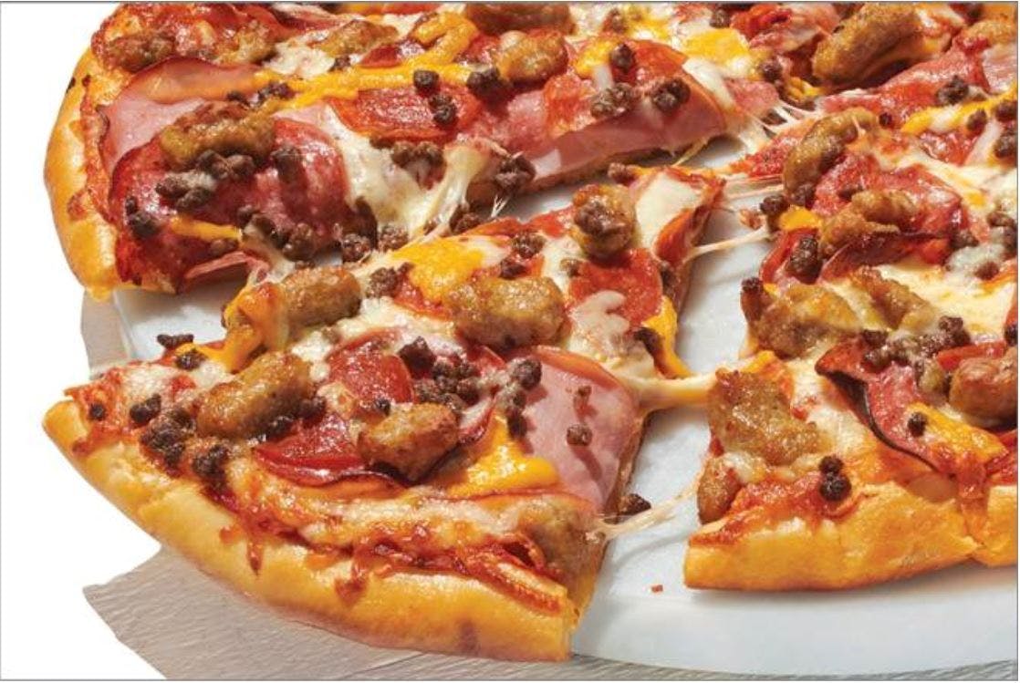 Order Papa's All Meat Pizza - Medium 12" food online from Papa Murphy | Take n Bake Pizza store, Highland on bringmethat.com