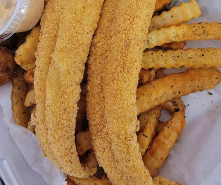 Order 2 Pieces  Fish Basket food online from Chad store, Gladewater on bringmethat.com