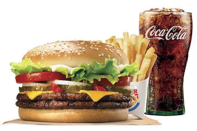 Order Double WHOPPER® with Cheese Meal food online from Burger King store, Lake City on bringmethat.com