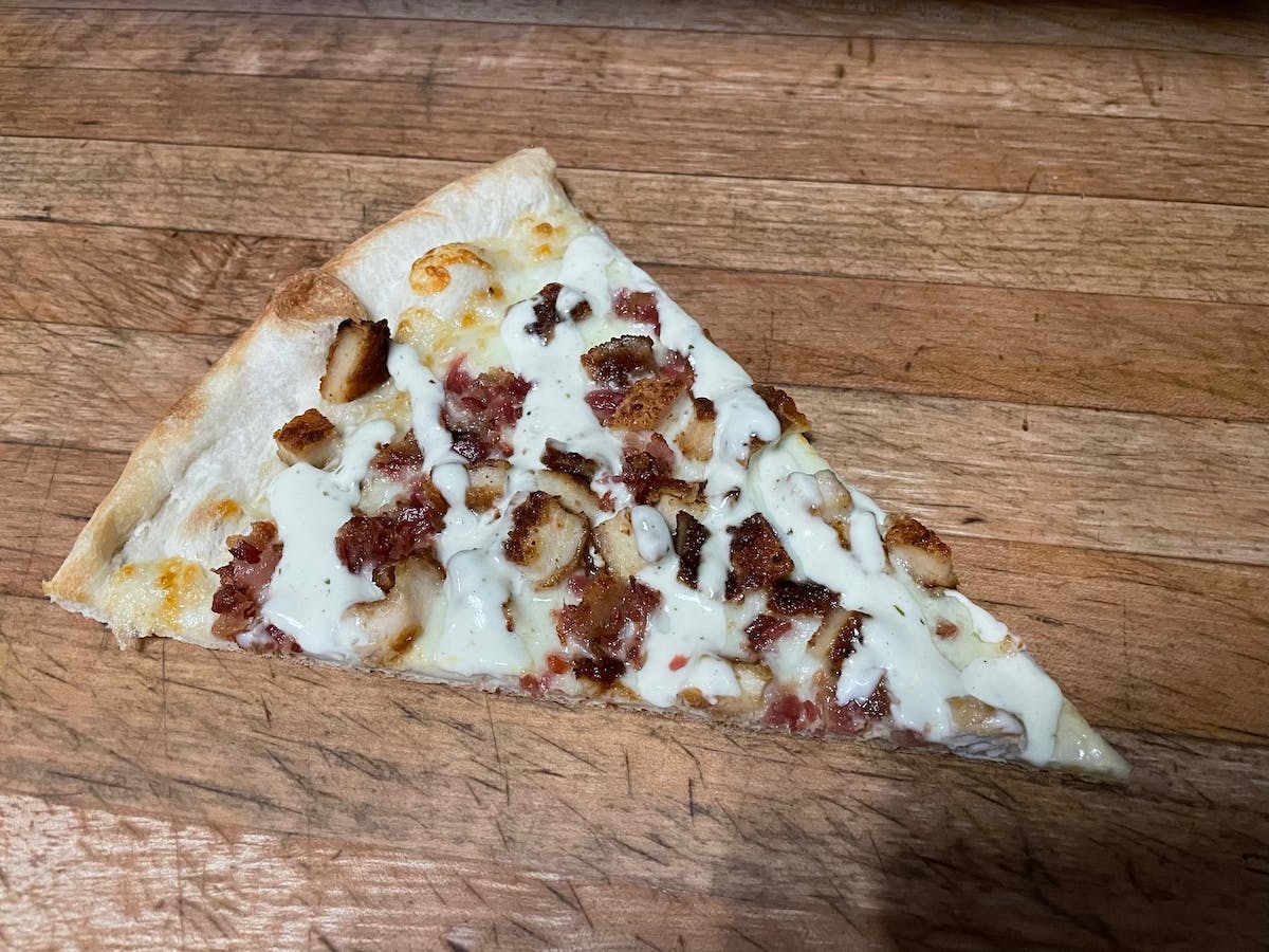 Order Chicken Bacon Ranch Slice - Slice food online from Rodolfo Pizzeria store, South Plainfield on bringmethat.com