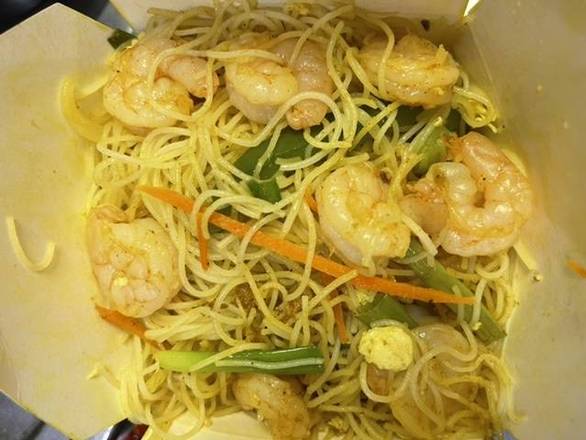 Order Singapore Style Rice Noodle with Shrimp  food online from Asian Wok store, Alexandria on bringmethat.com