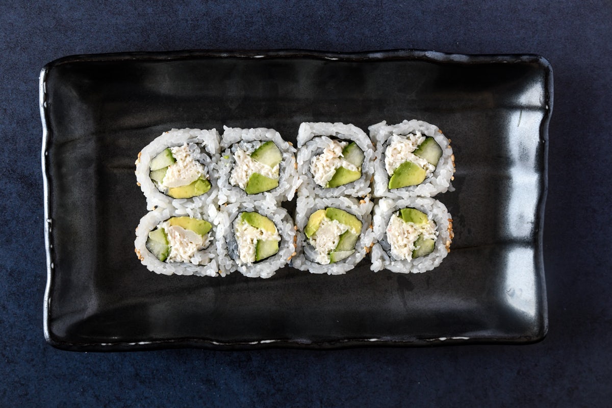 Order CALI ROLL food online from Blue Sushi Sake Grill store, Fort Worth on bringmethat.com