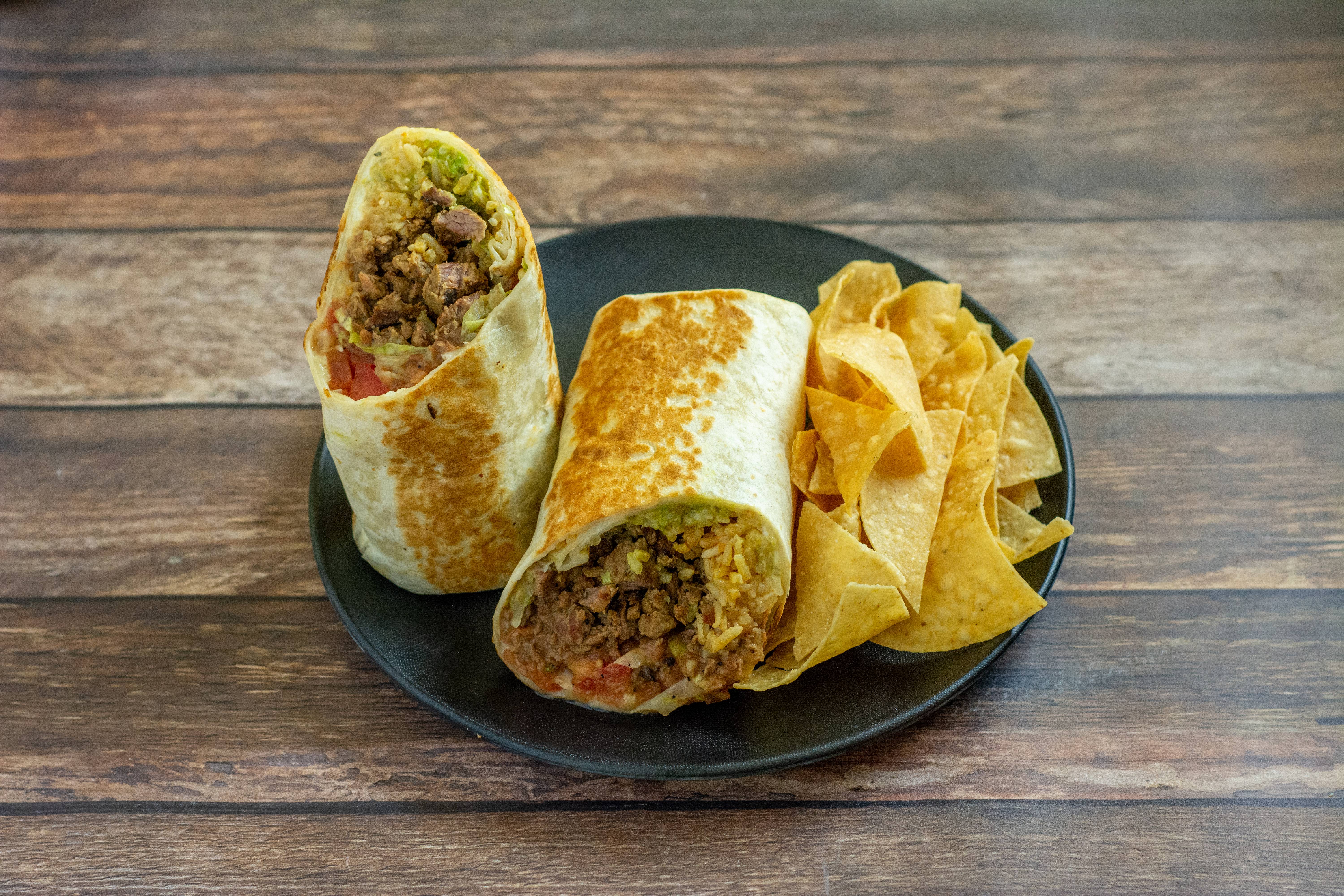 Order 14. Frijole Burrito A La Carte food online from Fast Taco store, Santa Monica on bringmethat.com