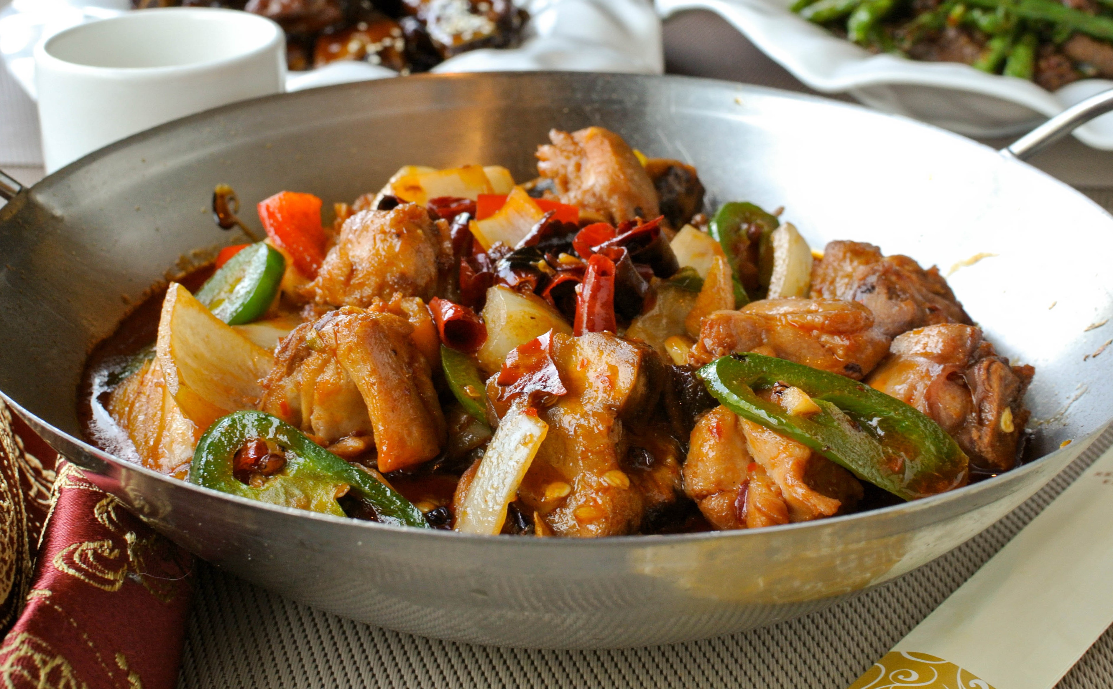 Order Hot and Spicy Dry-Cook Chicken 香辣乾鍋雞 food online from Fey Restaurant store, Menlo Park on bringmethat.com
