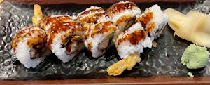 Order Shrimp Tempura Roll food online from Mochi Sushi store, Sugar Land on bringmethat.com