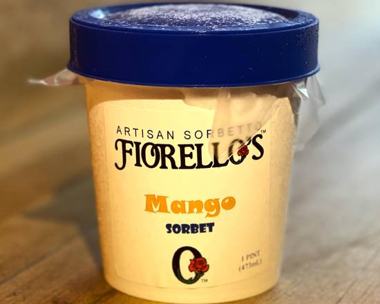 Order Pint of Fiorello's Artisan Sorbetto - Mango (Dairy and Gluten Free) food online from Papalote Mexican Grill store, SF on bringmethat.com
