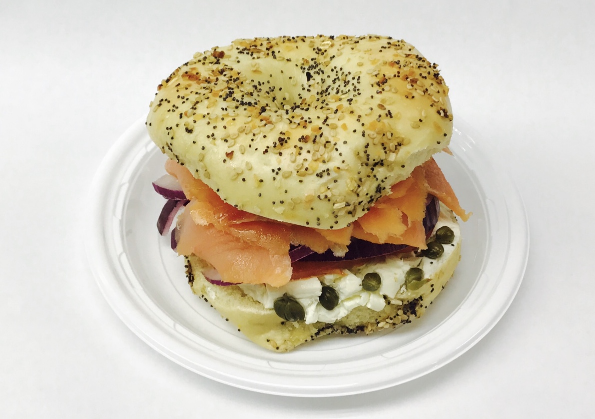 Order Bagel With cream cheese and nova food online from Tompkins finest deli store, New York on bringmethat.com