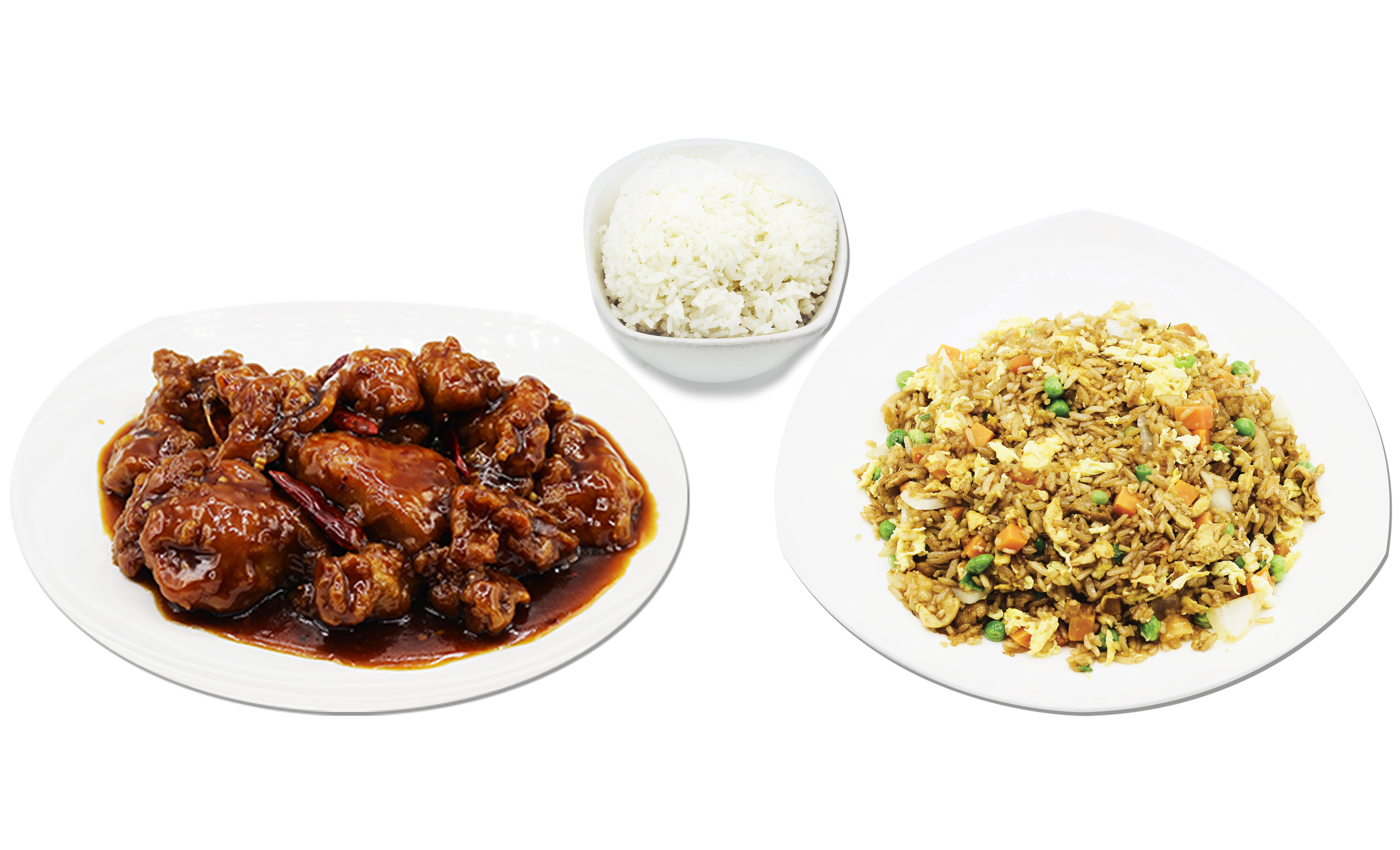 Order 1 Large General Tso's Chicken & 1 Large Chicken Fried Rice  food online from Chin-Chin Cafe store, Ashburn on bringmethat.com