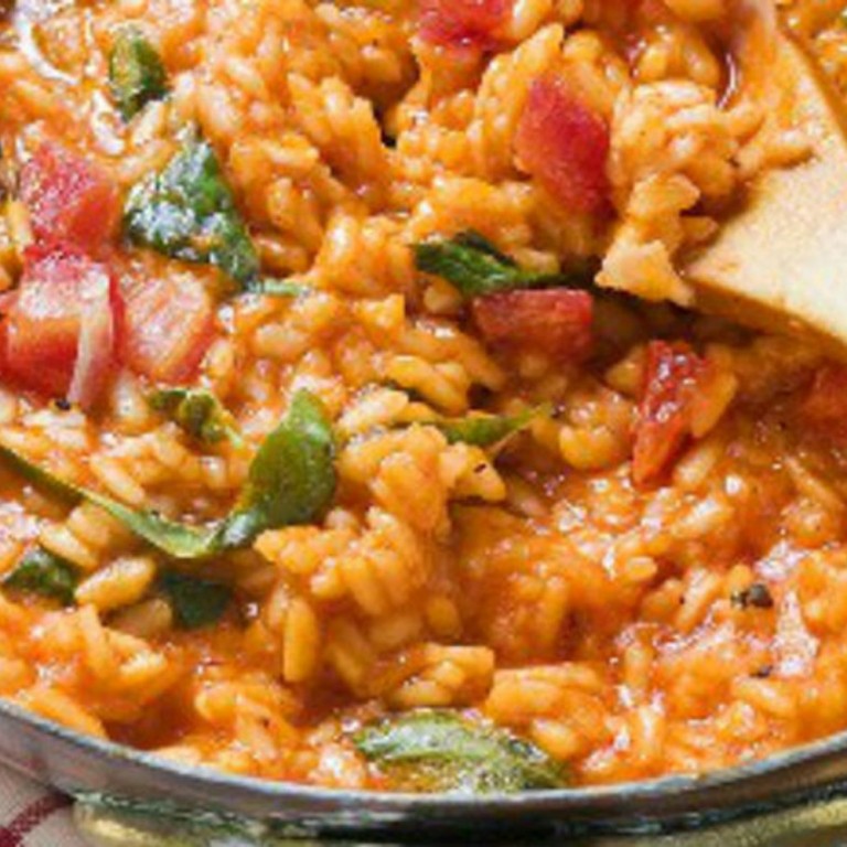 Order Tomato with Risotto Rice Soup food online from Campo's Philly Cheesesteaks store, Philadelphia on bringmethat.com