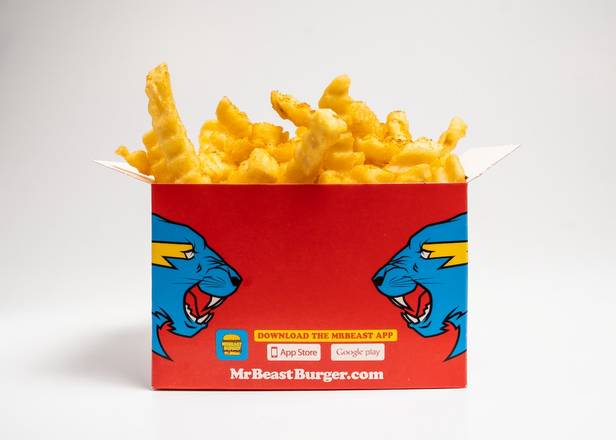 Order Signature Crinkle Fries food online from Mrbeast Burger store, Goldsboro on bringmethat.com