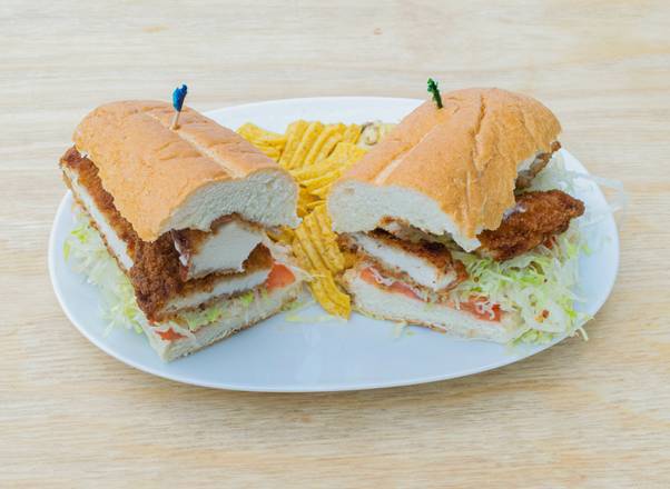 Order Chicken Cutlet Sandwich food online from Kalo Café store, Stamford on bringmethat.com