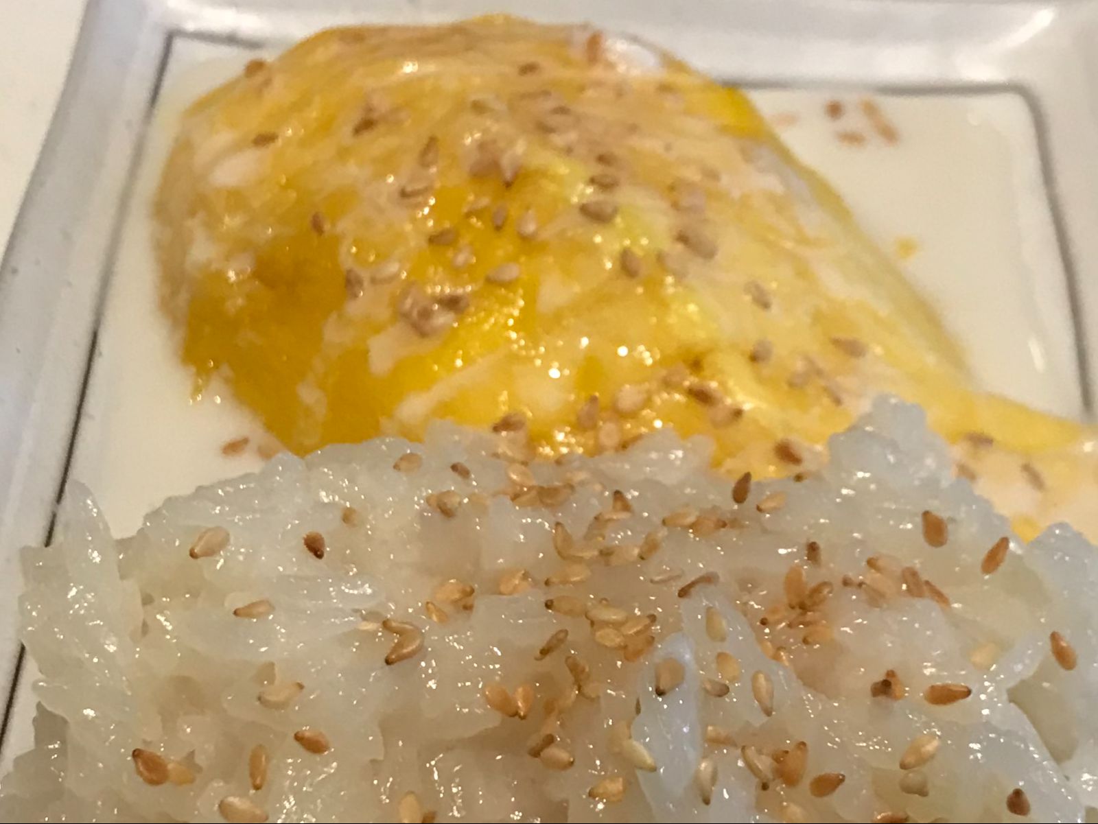 Order MANGO STICKY RICE food online from Ping Yang Thai Grill & Dessert store, San Francisco on bringmethat.com