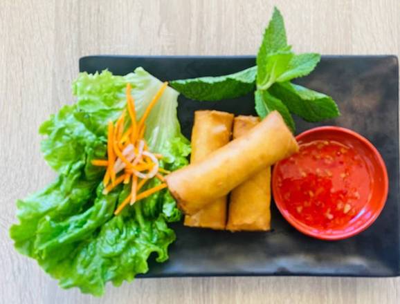 Order 3.Veggie Egg Rolls food online from Pho Tung & Cafe store, Lake Forest on bringmethat.com