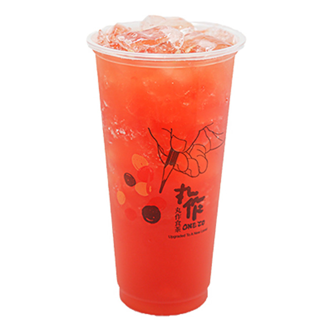 Order Watermelon Green Tea (L) food online from One Zo store, Garden Grove on bringmethat.com