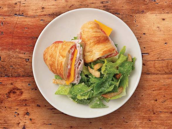 Order Turkey & Cheese Croissant food online from La Madeleine Country French Cafe store, Albuquerque on bringmethat.com