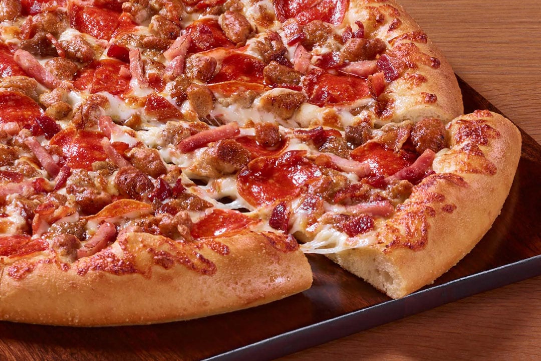 Order 14" Meat Lover's® Pizza food online from Pizza Hut store, Bethel Park on bringmethat.com