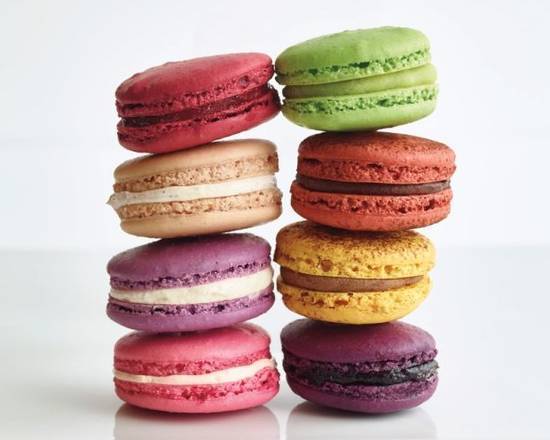 Order %100 Almond Flour Organic French Macarons food online from Ny Popcorn store, New York on bringmethat.com