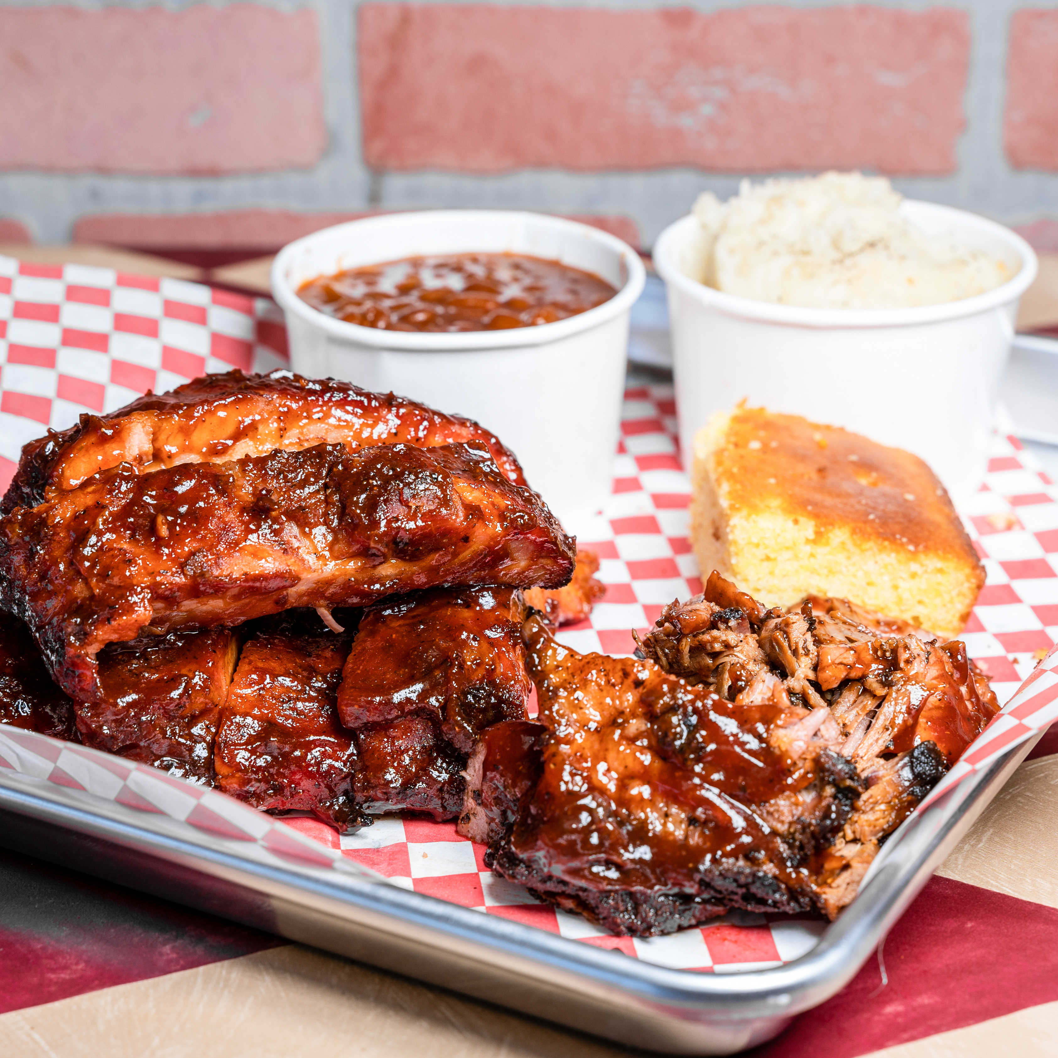 Order BBQ Limbo Plate food online from Brew Hawg Bbq & Root Beer store, Orange on bringmethat.com