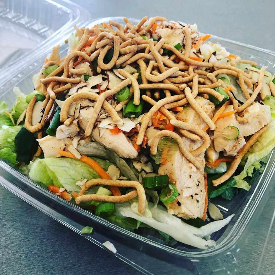Order Jamie's Asian Sesame Chicken Salad food online from Angello 2 Go store, Canton on bringmethat.com