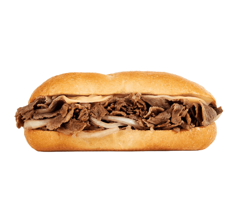 Order Steak & Cheese Sub - Half 8" food online from Mano's Pizza store, Annandale on bringmethat.com